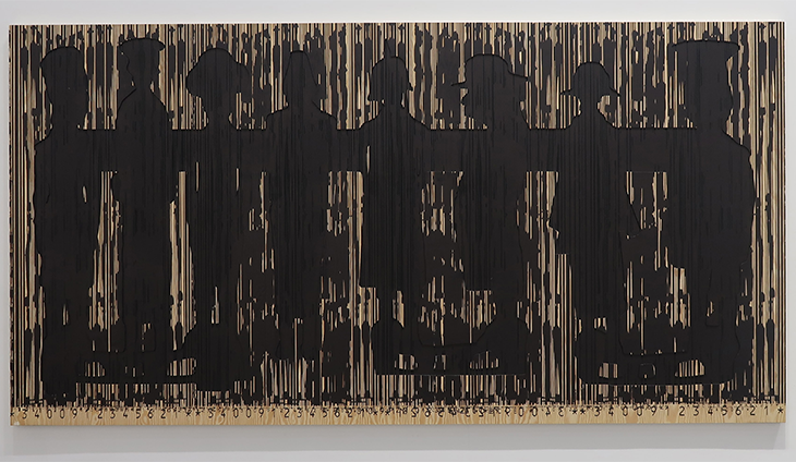 Painting by Pascale Marthine Tayou at the Black Forest exhibition