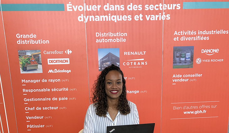 Jeune Réunionnaise de retour sur l’île grâce à une offre d'emploi GBH