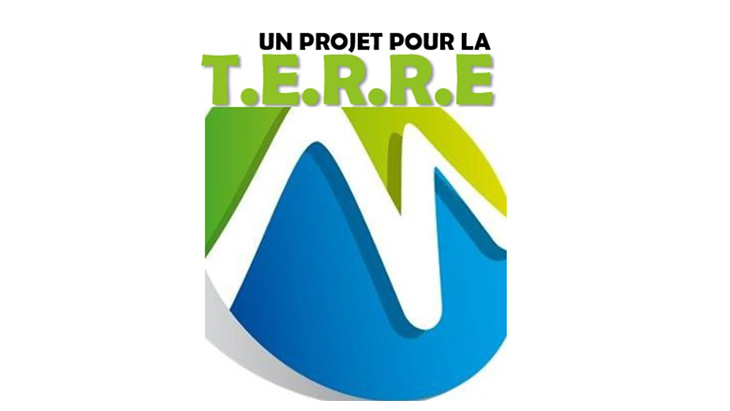 Decathlon Reunion "a project for the earth" logo