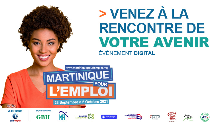 Affiche du salon de l'emploi de Martinique de GBH