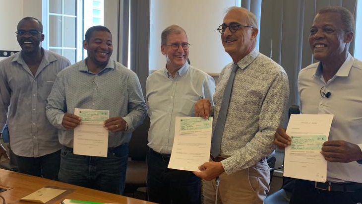 Ary CHALUS, André ATALLAH, Jean-Philippe COURTOIS, Ferdy LOUISY, Roger de VIRGINY.